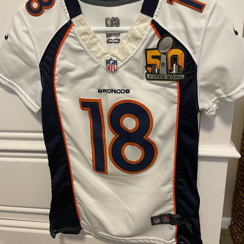 Authentic manning jersey from Super Bowl 50